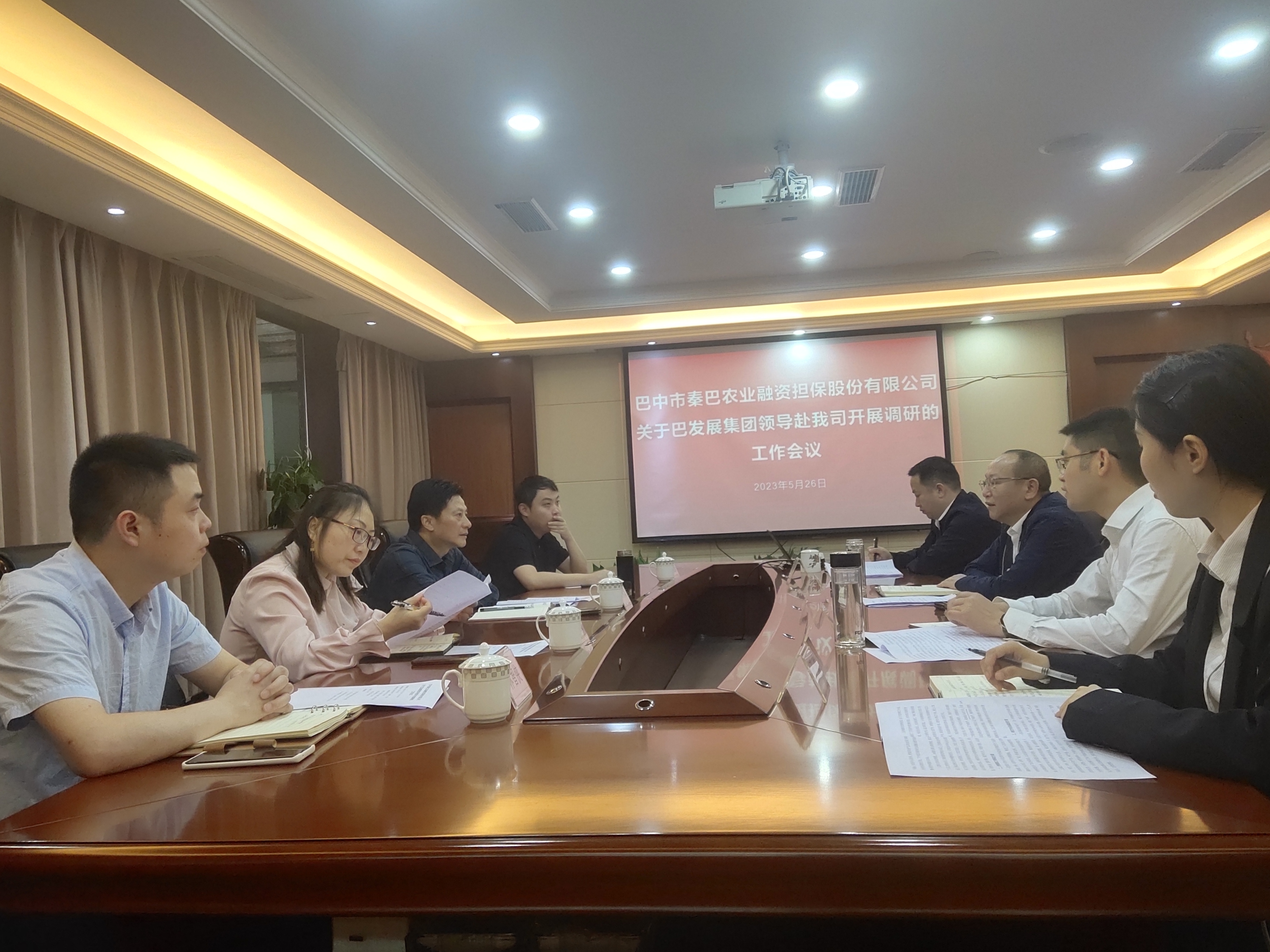 集團(tuán)黨委書記、董事長許大政一行赴秦巴農(nóng)擔(dān)公司開展調(diào)研